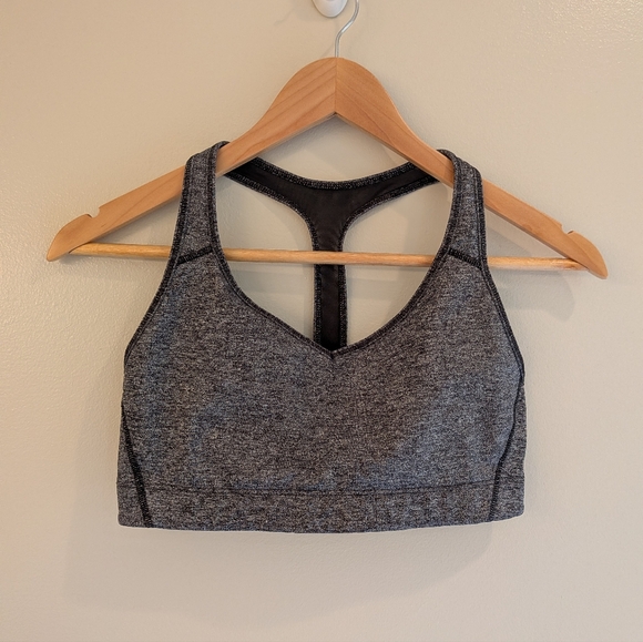 Victoria's Secret Other - Victoria's Secret Heathered Black Sports Bra